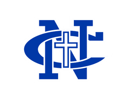 Newman Central Catholic High School banner logo