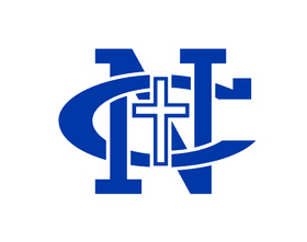 Newman Central Catholic High School banner logo