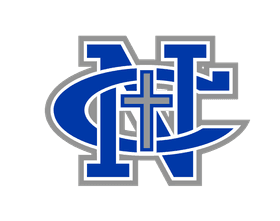 Newman Central Catholic High School banner logo